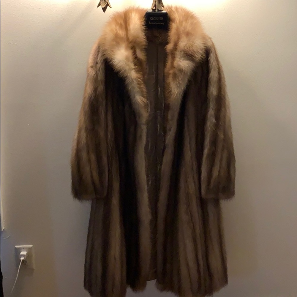 REAL MINK FUR coat.